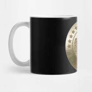 Chameleon Crypto Coin Digital Art Funny Mug